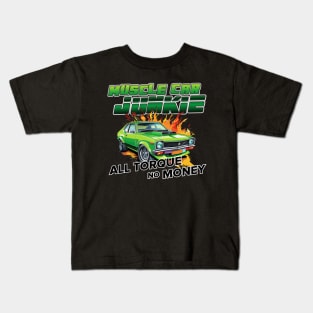 Aussie Muscle Car Junkie Kids T-Shirt